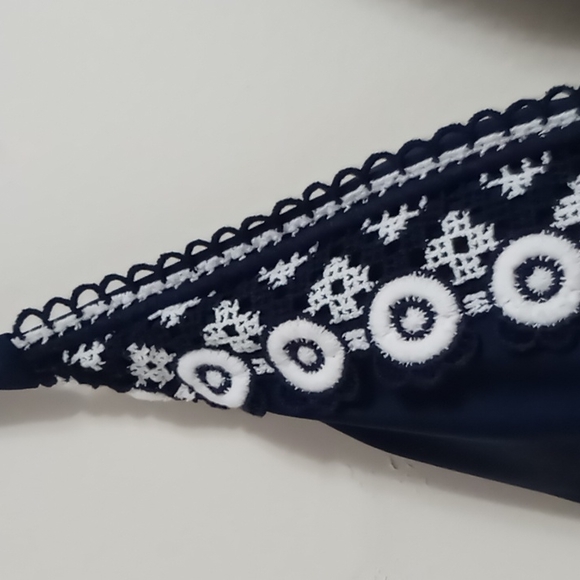 NEW Kona Sol one piece swimsuit medium with crochet design in front - Picture 11 of 11